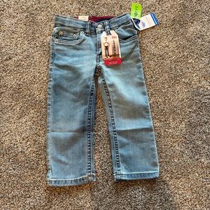 NWT Levi's todder 514 straight Light Blue Denim Jeans